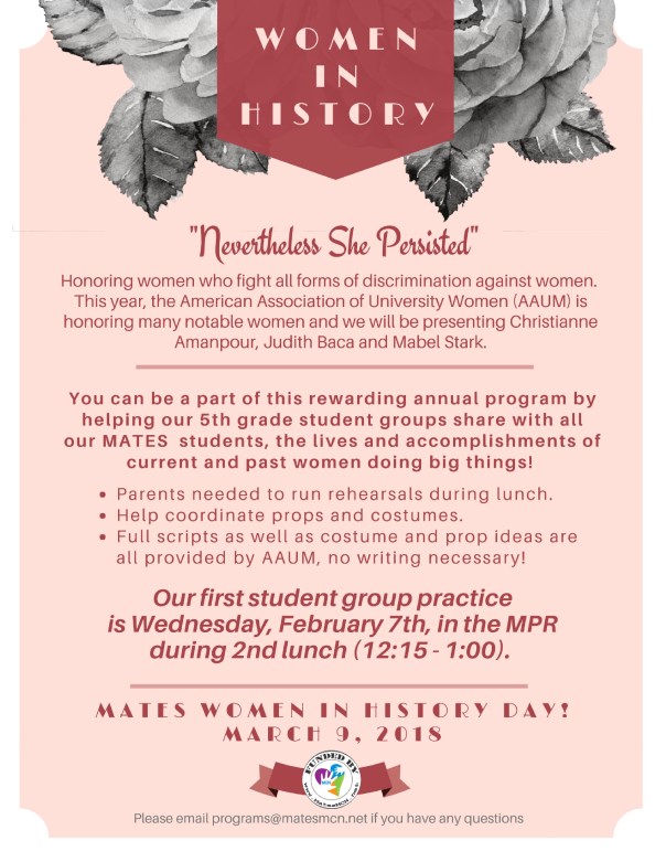Women In History 2018